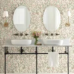 Brewster Home Fashions Laverne Green Wildflowers Wallpaper - SKU 4191-83019