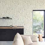 Brewster Home Fashions Laverne Neutral Wildflowers Wallpaper - SKU 4191-83017