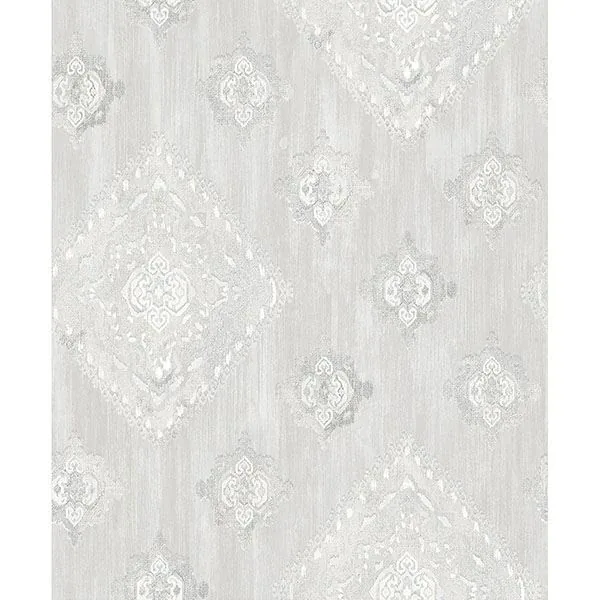 2810-SH01071 | Leana Dove Medallion Wallpaper