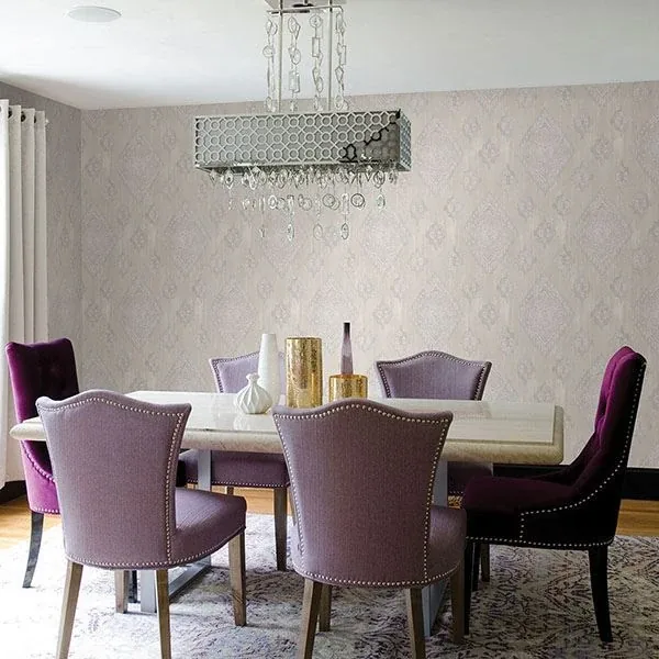 Brewster Home Fashions Leana Dove Medallion Wallpaper - SKU 2810-SH01071