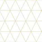 Brewster Home Fashions Leda Metallic Geometric Wallpaper - SKU 4060-347682