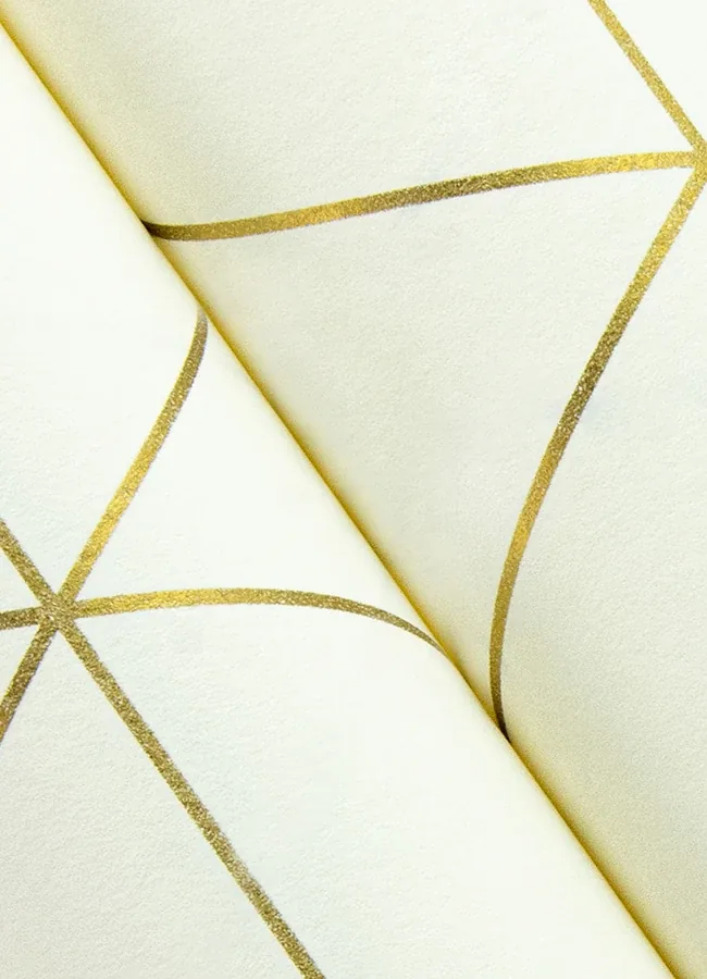 Brewster Home Fashions Leda Metallic Geometric Wallpaper - SKU 4060-347682