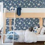 Brewster Home Fashions Leeward Navy Sailboat Wallpaper - SKU 4071-71035