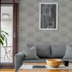 Brewster Home Fashions Lehnmann Taupe Geo Wallpaper - SKU 4082-382043