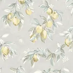Brewster Home Fashions Lemonade Grey Citrus Wallpaper | Wallpaper Twins Brewster Home Fashions Lemonade Grey Citrus Wallpaper - SKU 4134-72507
