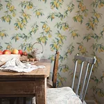 Brewster Home Fashions Lemonade Yellow Citrus Wallpaper | Wallpaper Twins Brewster Home Fashions Lemonade Yellow Citrus Wallpaper - SKU 4134-72510