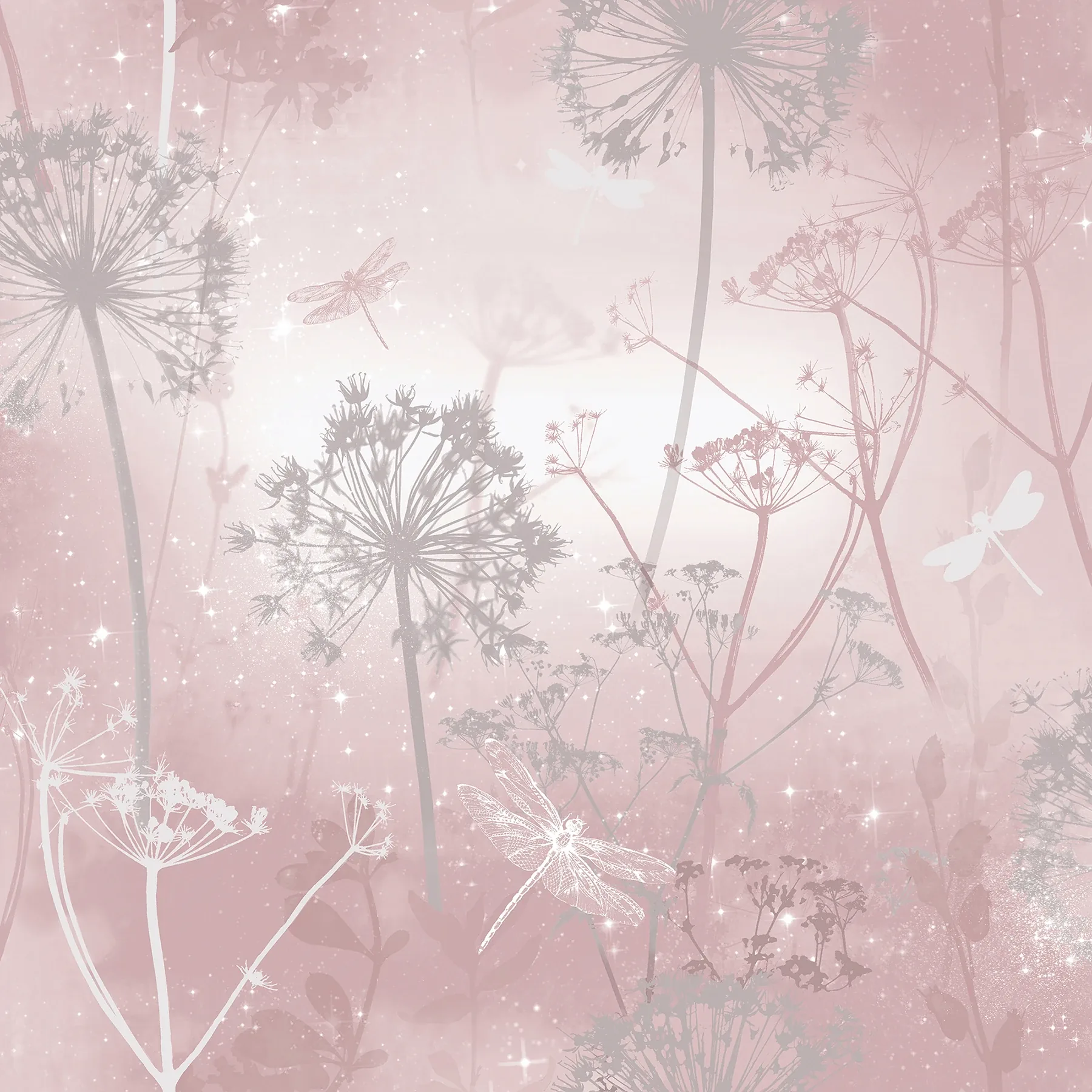 Brewster Home Fashions Lena Pink Floral Wallpaper - SKU AH692305
