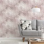 Brewster Home Fashions Lena Pink Floral Wallpaper | Wallpaper Twins Brewster Home Fashions Lena Pink Floral Wallpaper - SKU AH692305
