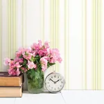 Brewster Home Fashions Lenna Yellow Jasmine Stripe Wallpaper | Wallpaper Twins Brewster Home Fashions Lenna Yellow Jasmine Stripe Wallpaper - SKU 2718-68766