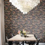 Brewster Home Fashions Lennox Rust Brick Wallpaper | Wallpaper Twins Brewster Home Fashions Lennox Rust Brick Wallpaper - SKU 4041-428063