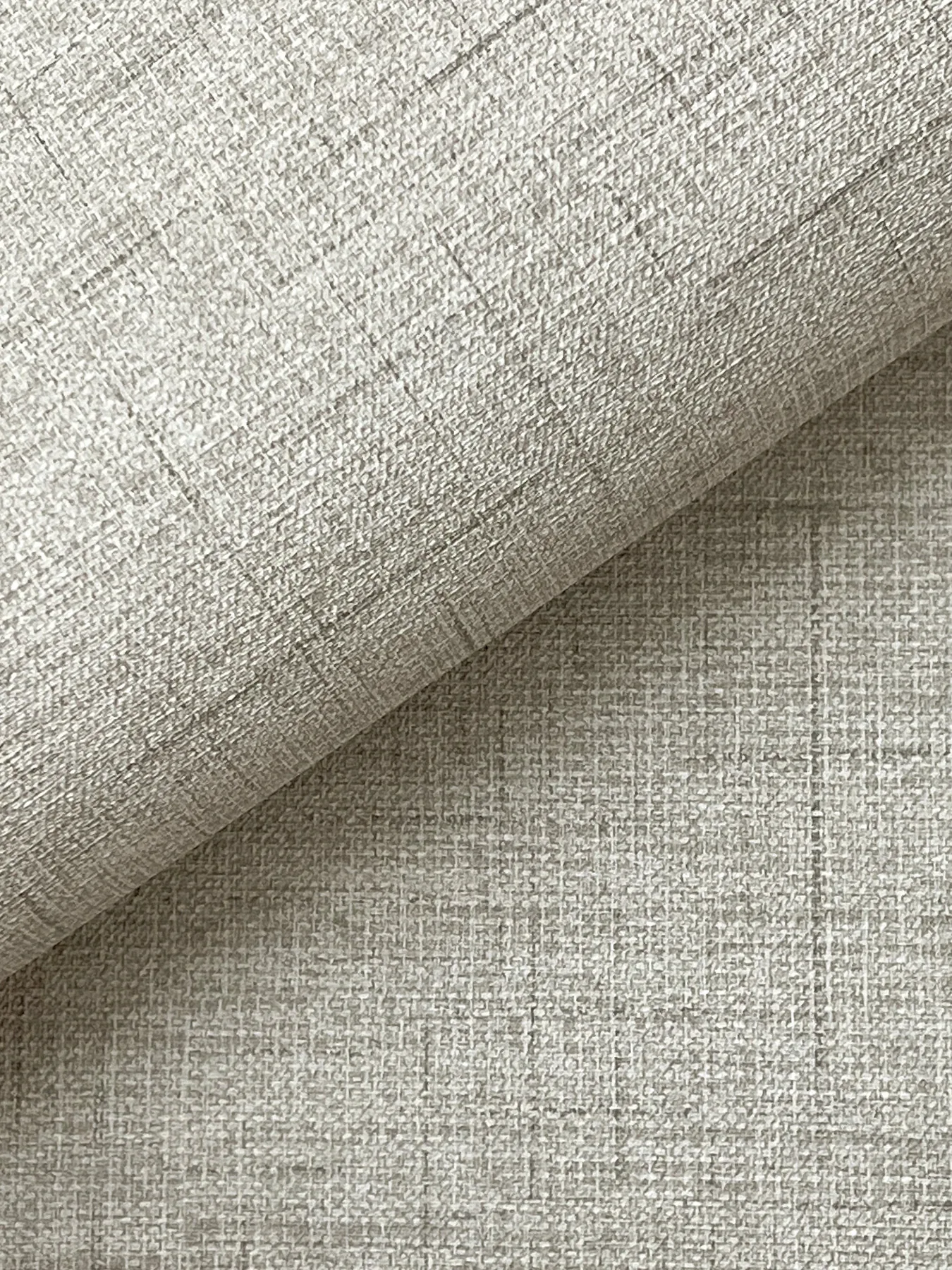 Brewster Home Fashions Leon Light Grey Faux Fabric Wallpaper - SKU 4207-5418