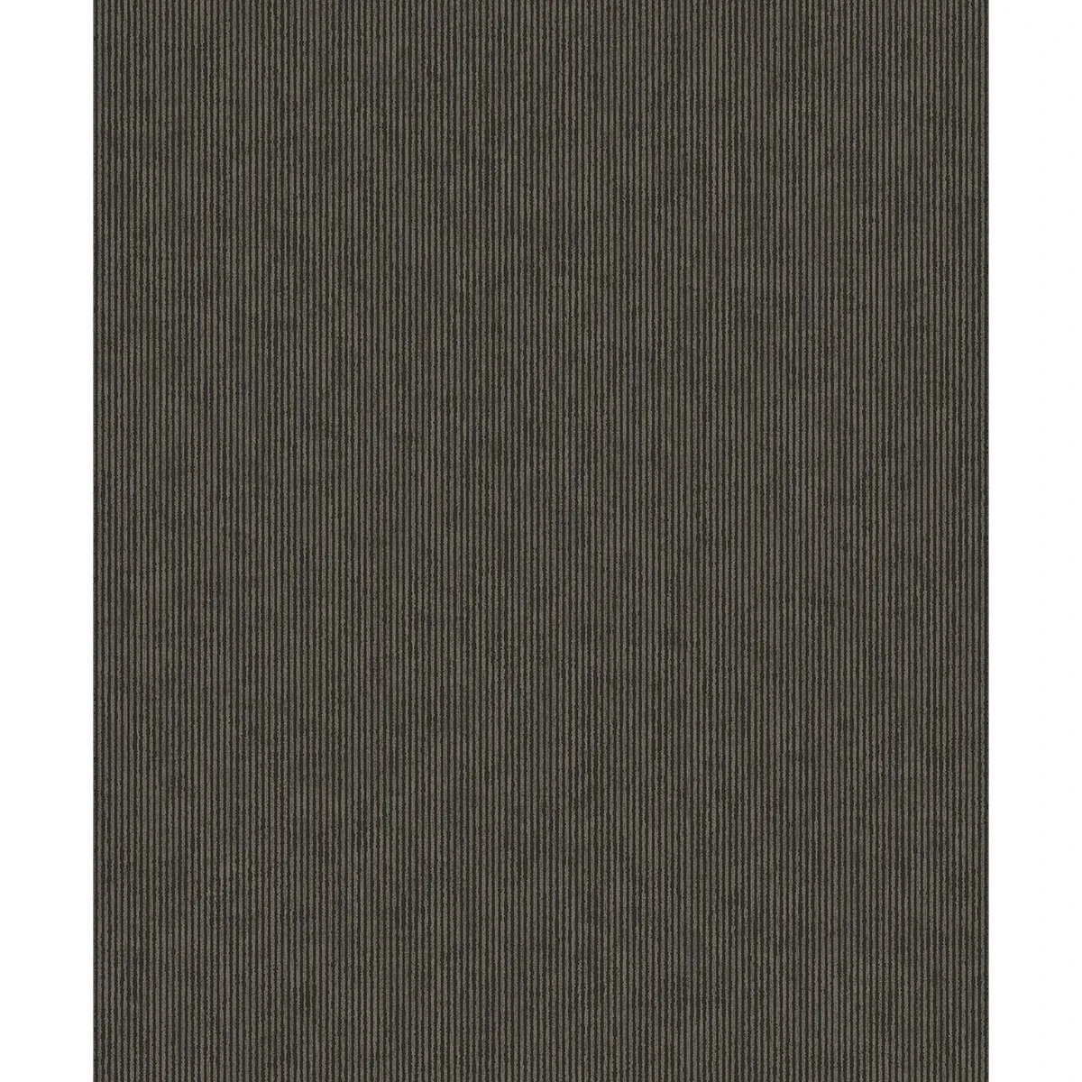 Brewster Home Fashions Leonardo Charcoal Flock Stripe Wallpaper - SKU 307323