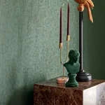 Brewster Home Fashions Leonardo Dark Green Flock Stripe Wallpaper | Wallpaper Twins Brewster Home Fashions Leonardo Dark Green Flock Stripe Wallpaper - SKU 307322