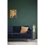 Brewster Home Fashions Leonardo Teal Flock Stripe Wallpaper | Wallpaper Twins Brewster Home Fashions Leonardo Teal Flock Stripe Wallpaper - SKU 307321