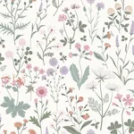 Brewster Home Fashions Letitia Purple Summer Meadows Wallpaper | Wallpaper Twins Brewster Home Fashions Letitia Purple Summer Meadows Wallpaper - SKU DD139482