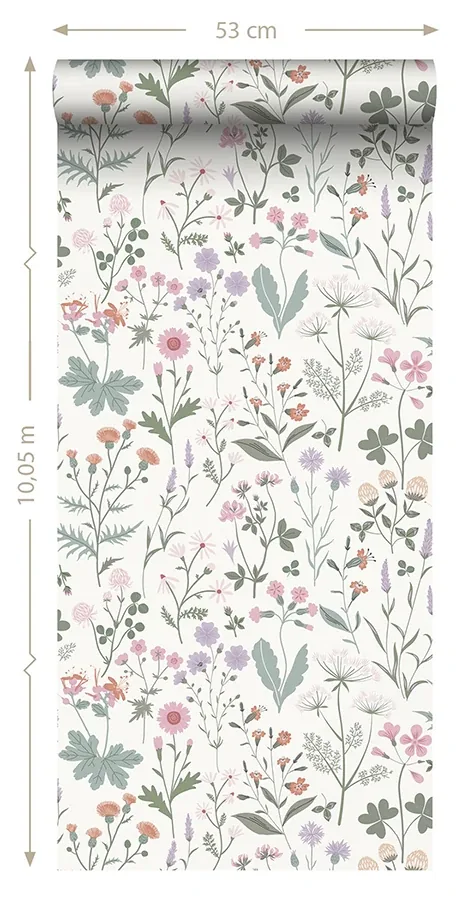 Brewster Home Fashions Letitia Purple Summer Meadows Wallpaper | Wallpaper Twins Brewster Home Fashions Letitia Purple Summer Meadows Wallpaper - SKU DD139482
