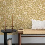 Brewster Home Fashions Liana Gold Trail Wallpaper - SKU 316042