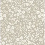 Brewster Home Fashions Liana Taupe Trail Wallpaper - SKU 316041