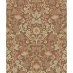 Brewster Home Fashions Lila Pink Strawberry Floral Wallpaper - SKU 316005