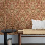 Brewster Home Fashions Lila Pink Strawberry Floral Wallpaper - SKU 316005