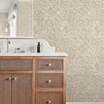 Brewster Home Fashions Limestone Beige Tile Wallpaper - SKU 4168-19902