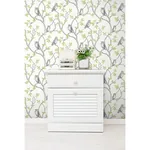 Brewster Home Fashions Linden Green Owl Wallpaper - SKU 2900-40637
