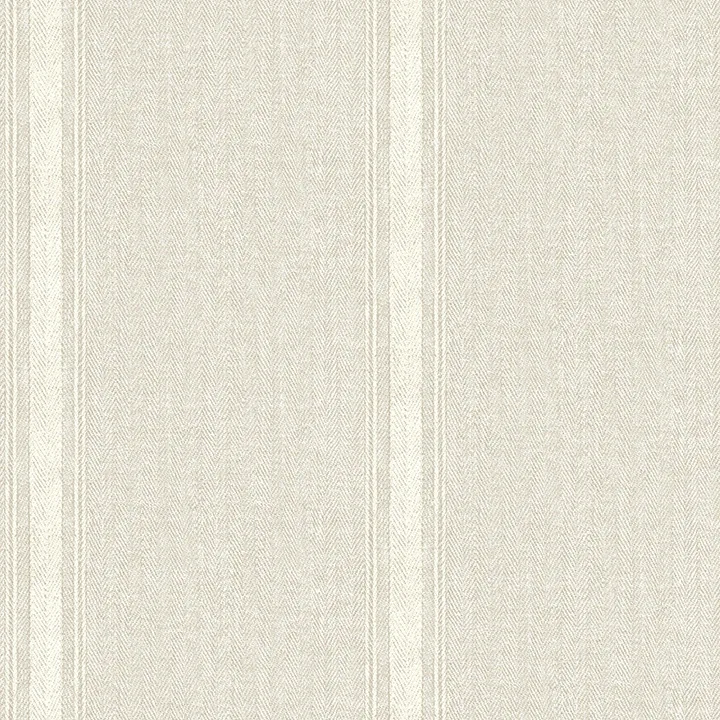 Brewster Home Fashions Linette Beige Fabric Stripe Wallpaper - SKU 4072-70070