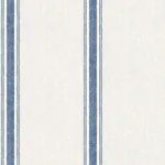 Brewster Home Fashions Linette Blue Fabric Stripe Wallpaper - SKU 3115-12462