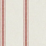 Brewster Home Fashions Linette Burnt Sienna Fabric Stripe Wallpaper - SKU 3115-12464