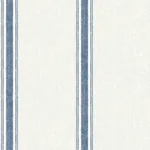 Brewster Home Fashions Linette Navy Fabric Stripe Wallpaper - SKU 4072-70067
