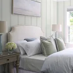 Brewster Home Fashions Linette Seafoam Fabric Stripe Wallpaper - SKU 4072-70068