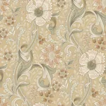 Brewster Home Fashions Liora Butter Floral Trail Wallpaper - SKU 4191-83016