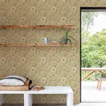 Brewster Home Fashions Liora Butter Floral Trail Wallpaper - SKU 4191-83016