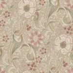 Brewster Home Fashions Liora Taupe Floral Trail Wallpaper - SKU 4191-83015