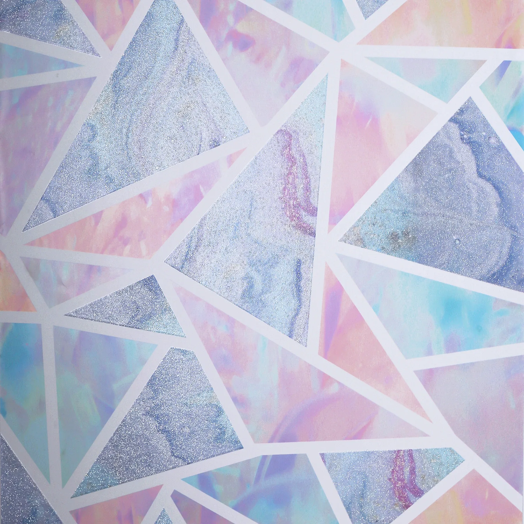Brewster Home Fashions Lizzie Pastel Triangles Wallpaper - SKU AH296002
