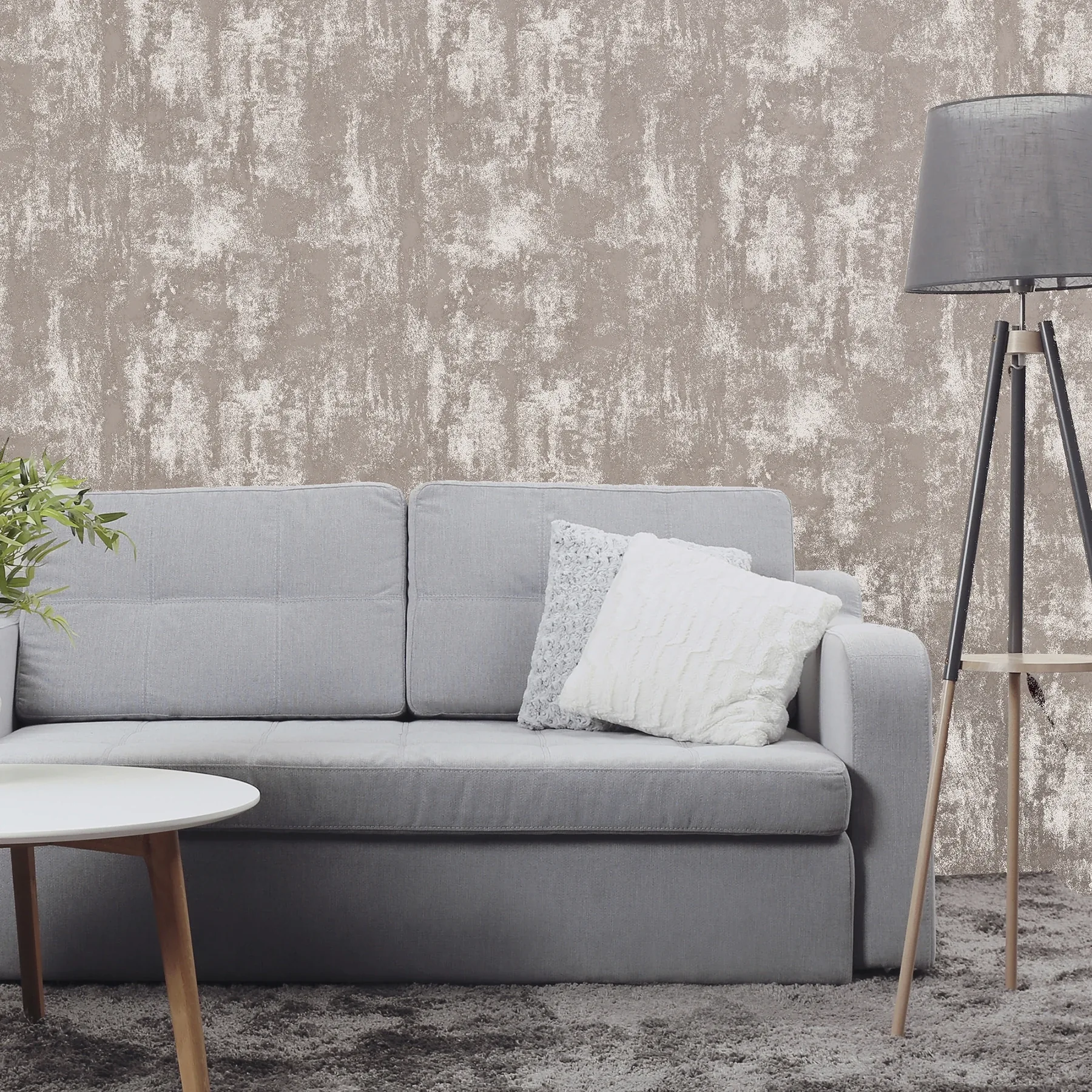 Brewster Home Fashions Lloyd Blush Stone Texture Wallpaper - SKU AH902107
