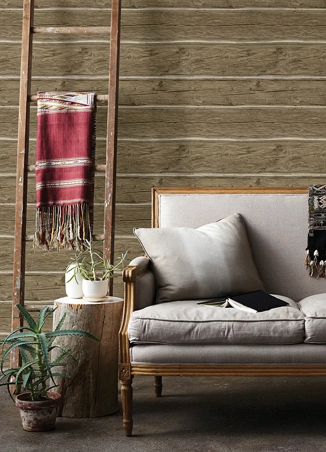 Brewster Home Fashions Lodgepole Chestnut Wallpaper - SKU 4142-72615