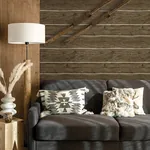 Brewster Home Fashions Lodgepole Dark Brown Wallpaper - SKU 4142-72613