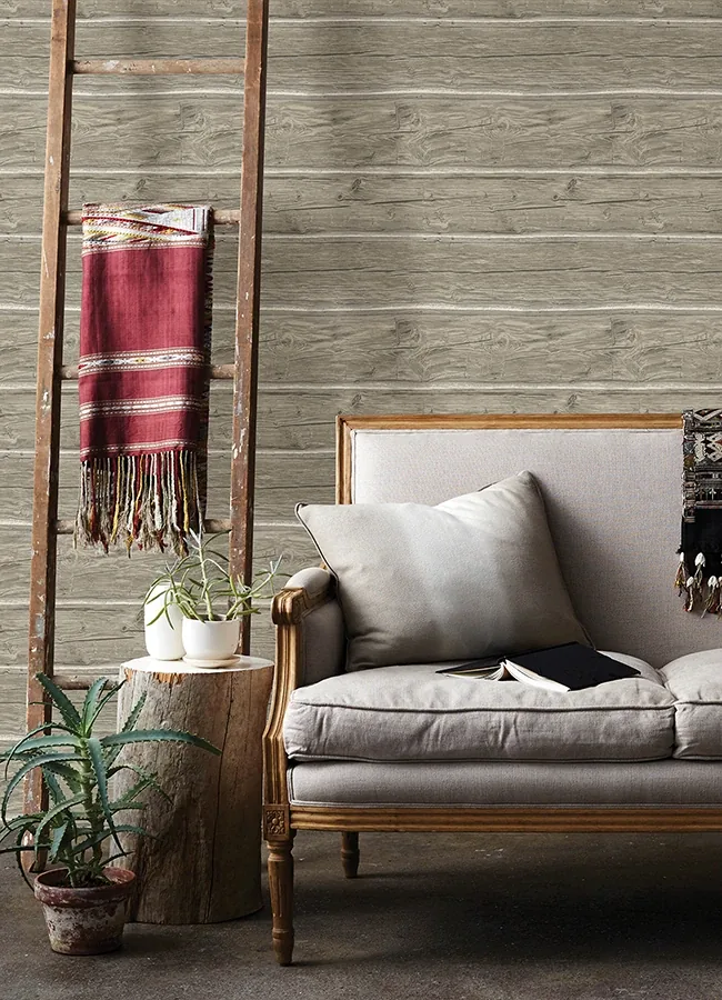 Brewster Home Fashions Lodgepole Grey Wallpaper - SKU 4142-72614