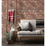 Brewster Home Fashions Loft Red Brick Wallpaper - SKU FD23287