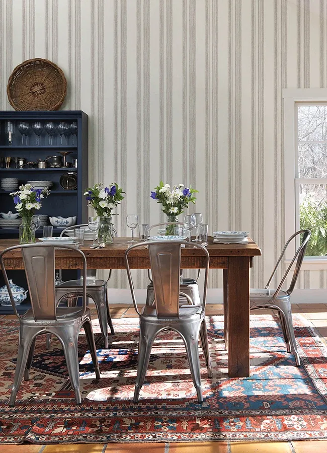 Brewster Home Fashions Loom Spun Grey Wallpaper - SKU 4142-72602