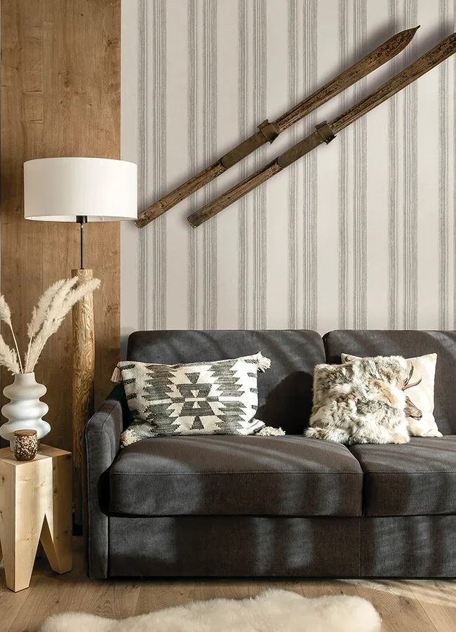 Brewster Home Fashions Loom Spun Grey Wallpaper - SKU 4142-72602