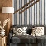 Brewster Home Fashions Loom Spun Indigo Wallpaper - SKU 4142-72600