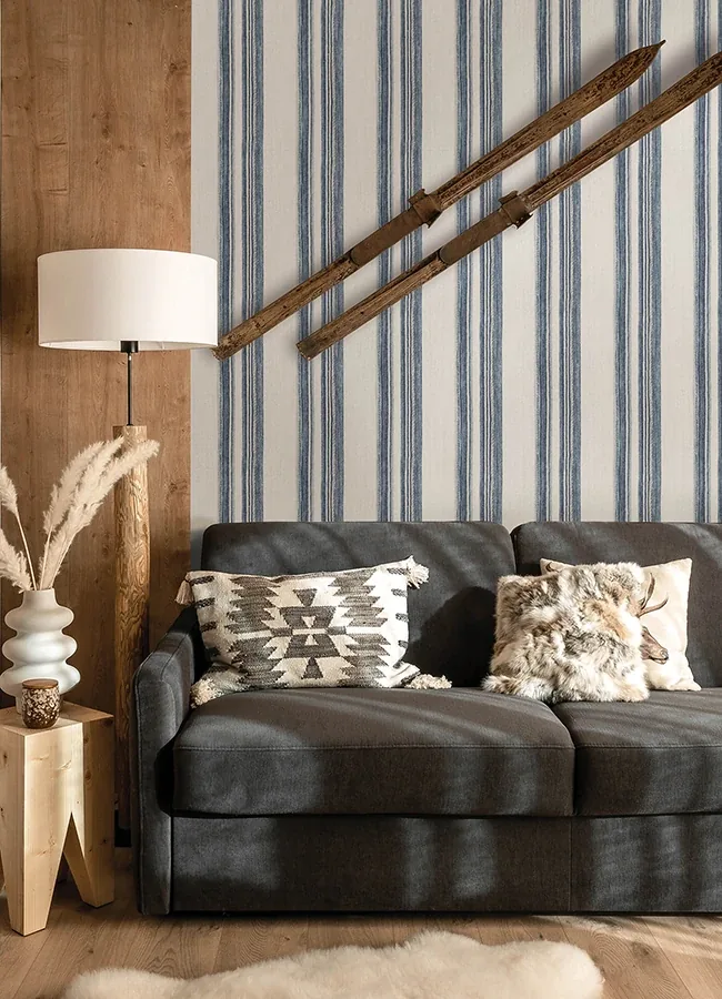 Brewster Home Fashions Loom Spun Indigo Wallpaper - SKU 4142-72600