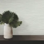 Brewster Home Fashions Lorn Light Blue Faux Grasscloth Wallpaper - SKU 4207-5440