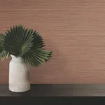 Brewster Home Fashions Lorn Red Faux Grasscloth Wallpaper - SKU 4207-5432