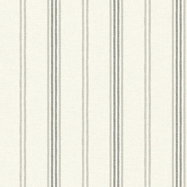 4134-72547 | Lovage Charcoal Linen Stripe Wallpaper