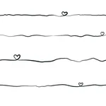 Brewster Home Fashions Love & Hearts Black Script Wallpaper - SKU 4060-381403