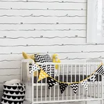 Brewster Home Fashions Love & Hearts Black Script Wallpaper - SKU 4060-381403
