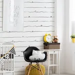 Brewster Home Fashions Love & Hearts Black Script Wallpaper - SKU 4060-381403